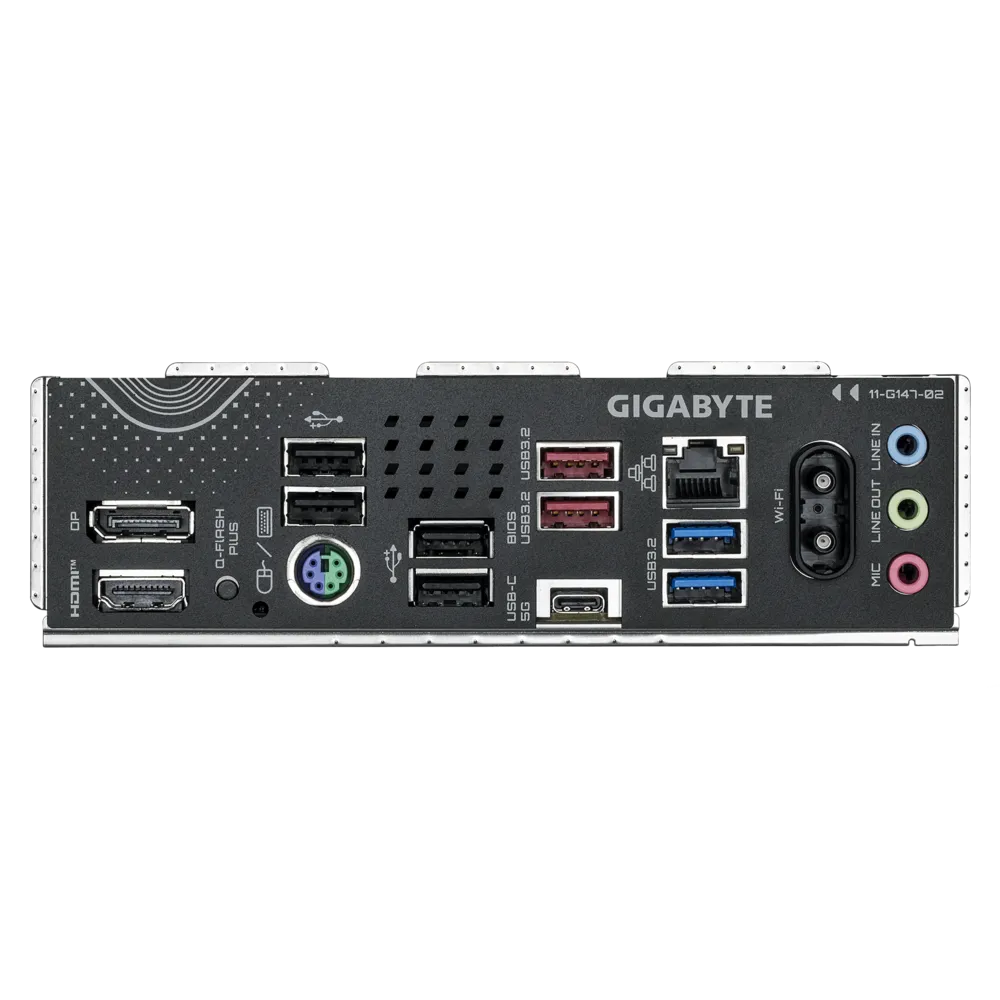 GIGABYTE B850 GAMING WIFI6 AMD AM5 LGA 1718 Motherboard, ATX, DDR5 8200MT/s, PCIe 5.0, 3x M.2, USB-C, WIFI6E, 1GbE LAN, EZ-Latch, RGB, Q-Flash, X3D Turbo Mode, HDMI/DP Output