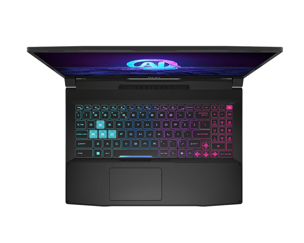 MSI KATANA A15 AI B8VF-415CN Ryzen 7 8845HS, 16GB DDR5 RAM; 512GB NVME, RTX 4060; 8GB, 15.6″ QHD Display 165Hz 2K, Windows 11, Black
