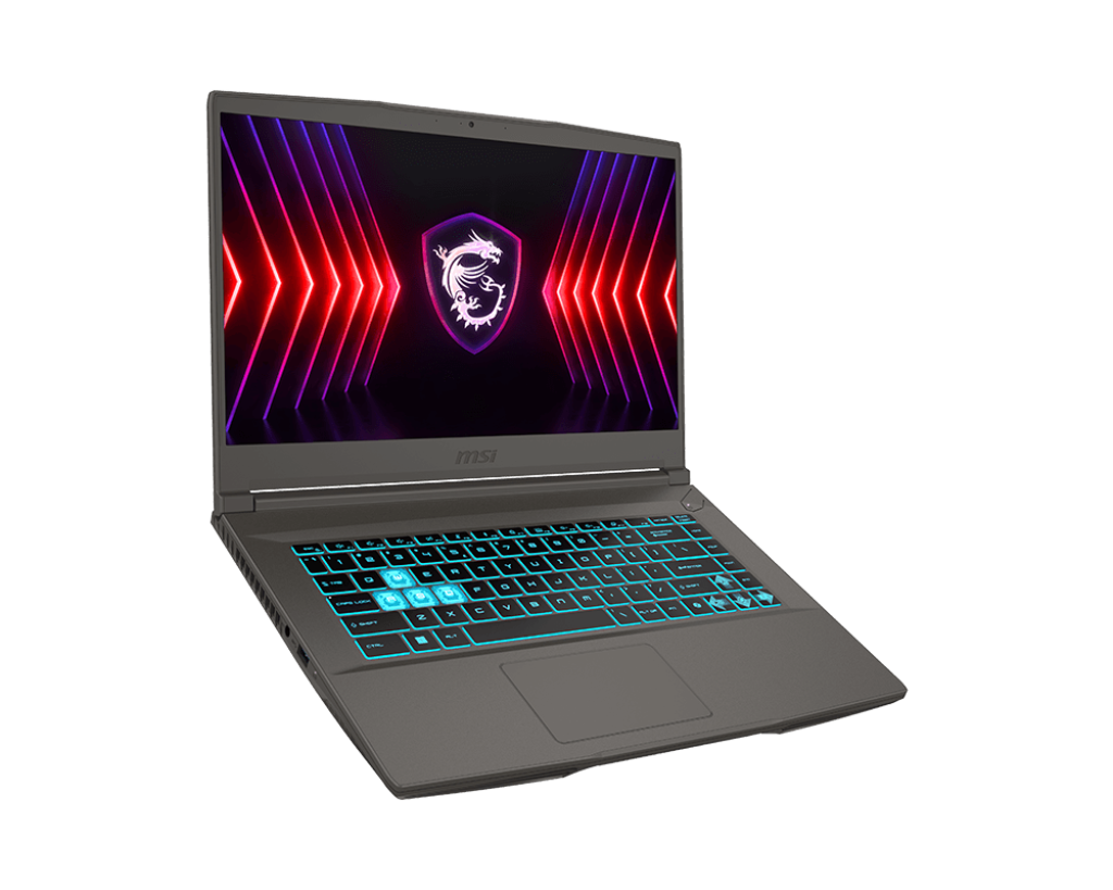 MSI Thin 15 B13UC Intel® Core™ i5-13420H, 16GB DDR4 RAM; 512GB NVMe SSD, RTX 3050 4GB, 15.6″ FHD IPS 144Hz Display, Windows 11, Blue Backlit Keyboard with Anti-Ghost key, Cosmos Gray