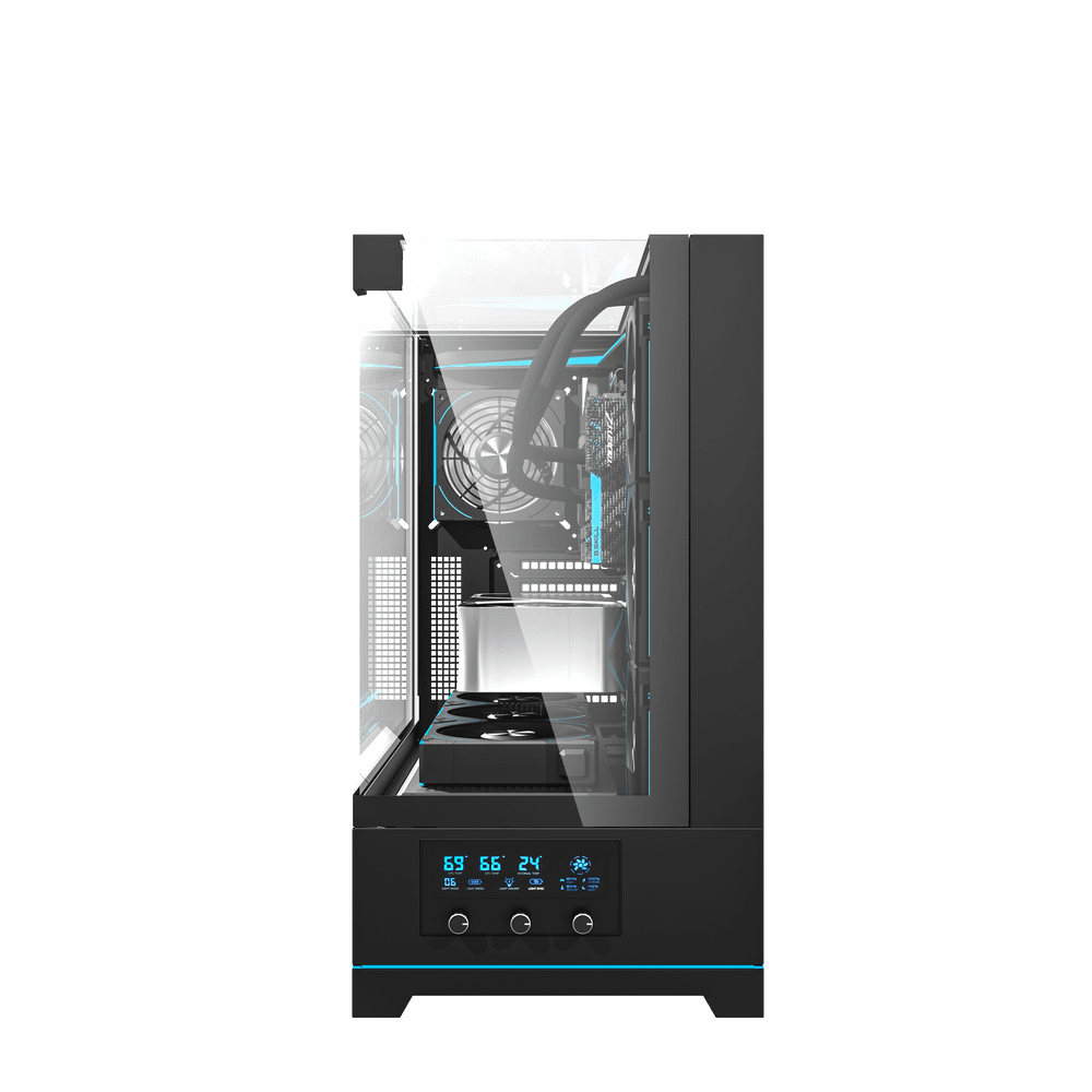 DarkFlash DY450 Pro ATX PC Case, BLACK