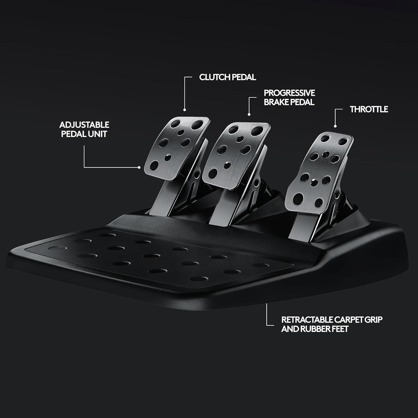 Logitech G29 Driving Force Steering Wheels & Pedals, Black