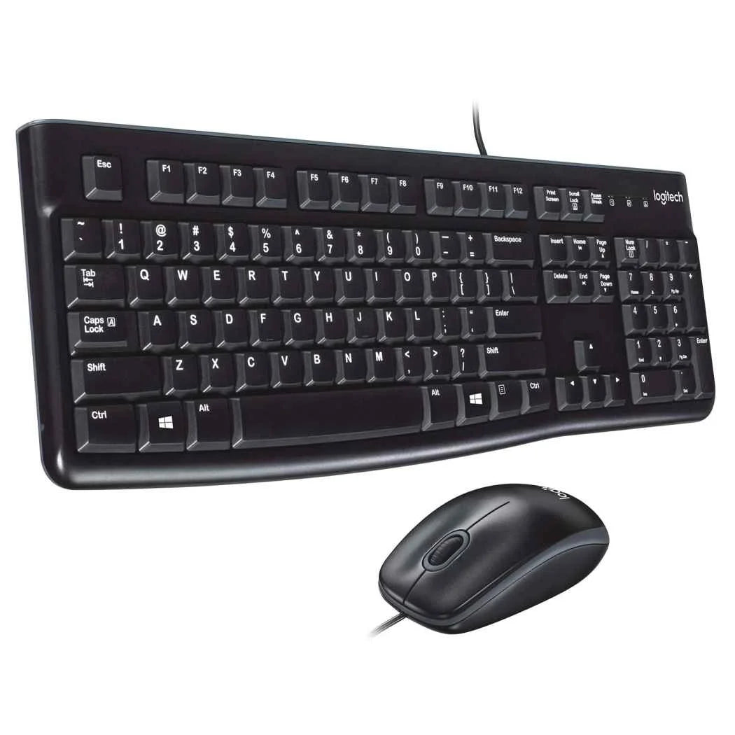 Logitech MK120 Wired Keyboard And Mouse Combo
