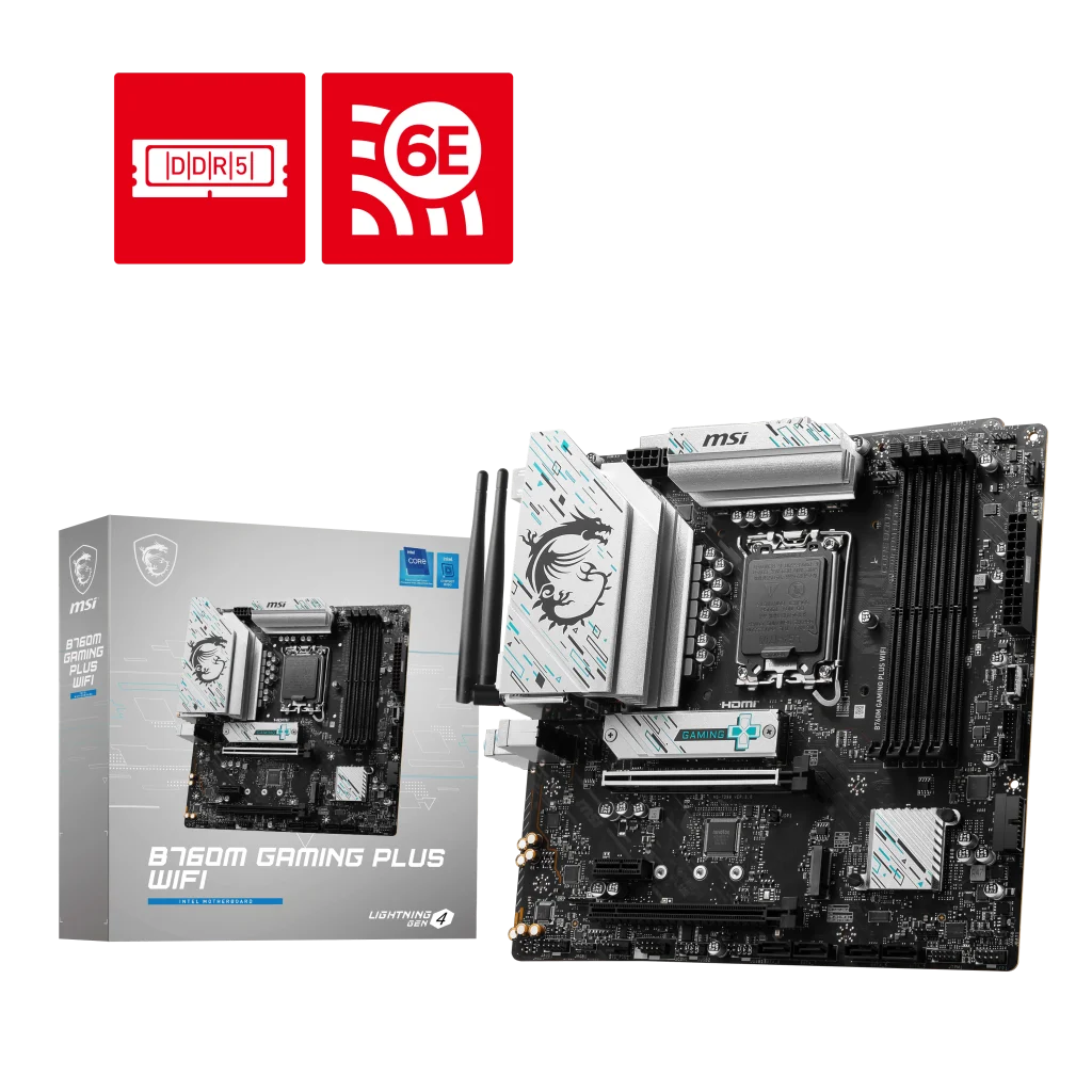 MSI B760M Gaming Plus WiFi Motherboard DDR5