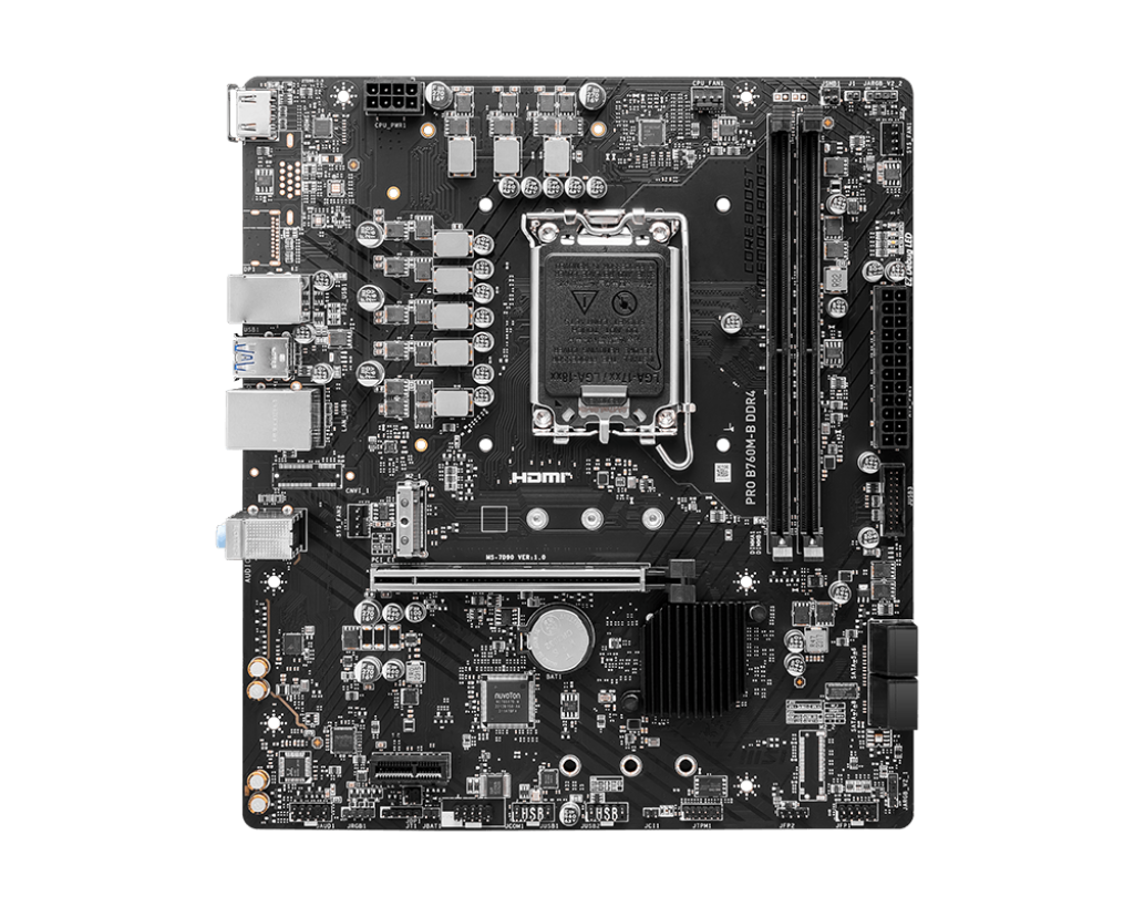 MSI PRO B760M-B DDR4 Motherboard 