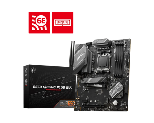 MSI B650 GAMING PLUS WIFI AM5 AMD ATX Motherboard