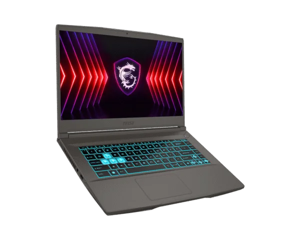 MSI Thin 15 B13VE-3023US Gaming Laptop, 15.6″ 144Hz FHD Display, Intel Core i5-13420H Up to 4.6GHz, 16GB RAM DDR4, 512GB SSD, NVIDIA GeForce RTX 4050, Backlit keys, Windows 11 Home, Cosmos Gray