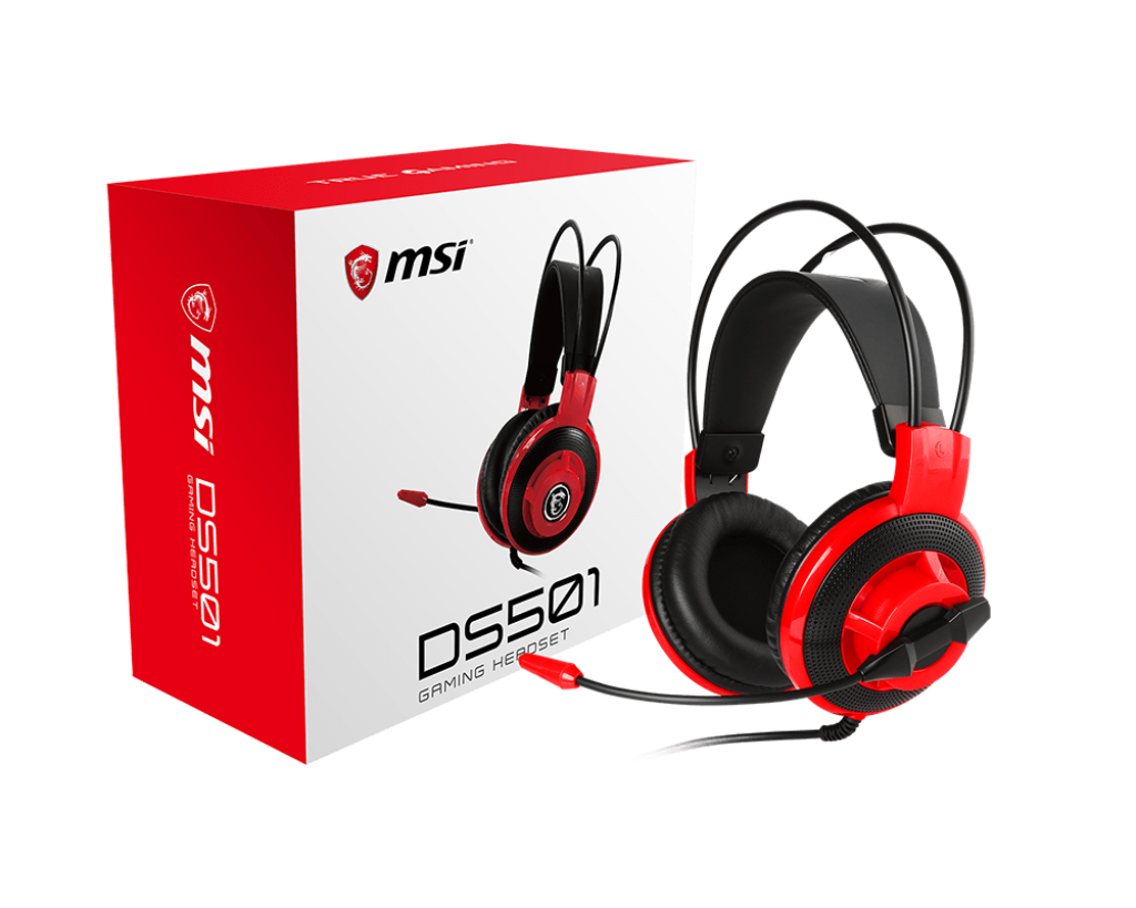 MSI DS501 GAMING HEADSET, BLACK