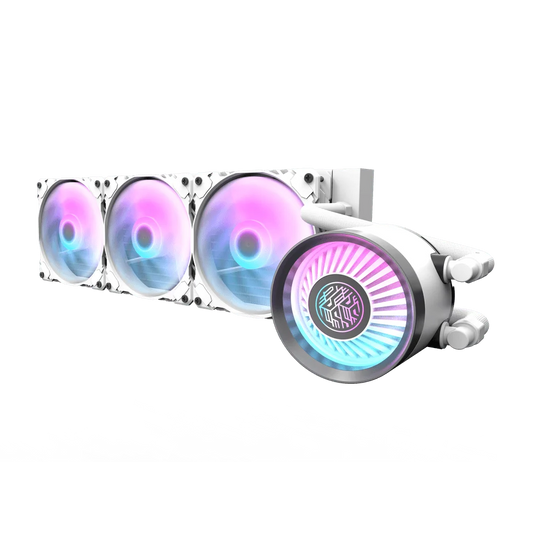 DarkFlash Nebula DN 360 Liquid CPU Cooler, WHITE