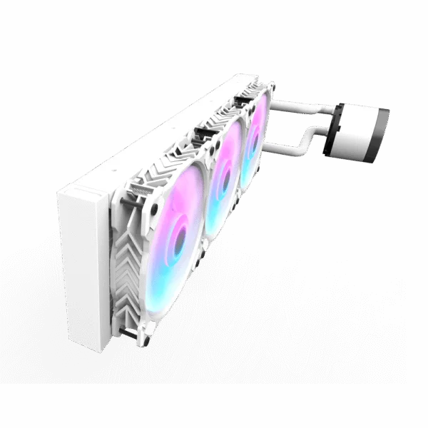 DarkFlash Nebula DN 360 Liquid CPU Cooler, WHITE