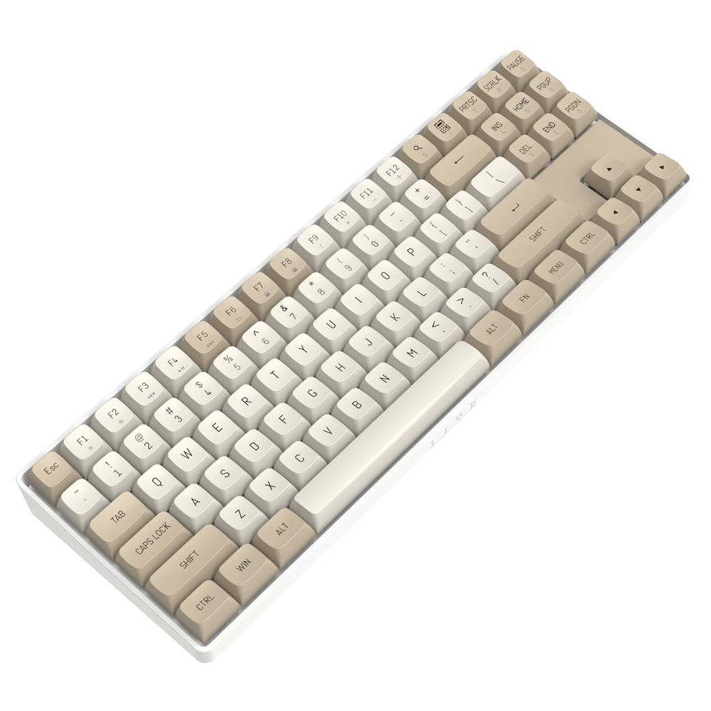 Darkflash GD87 Mechanical keyboard - Milky & Brown