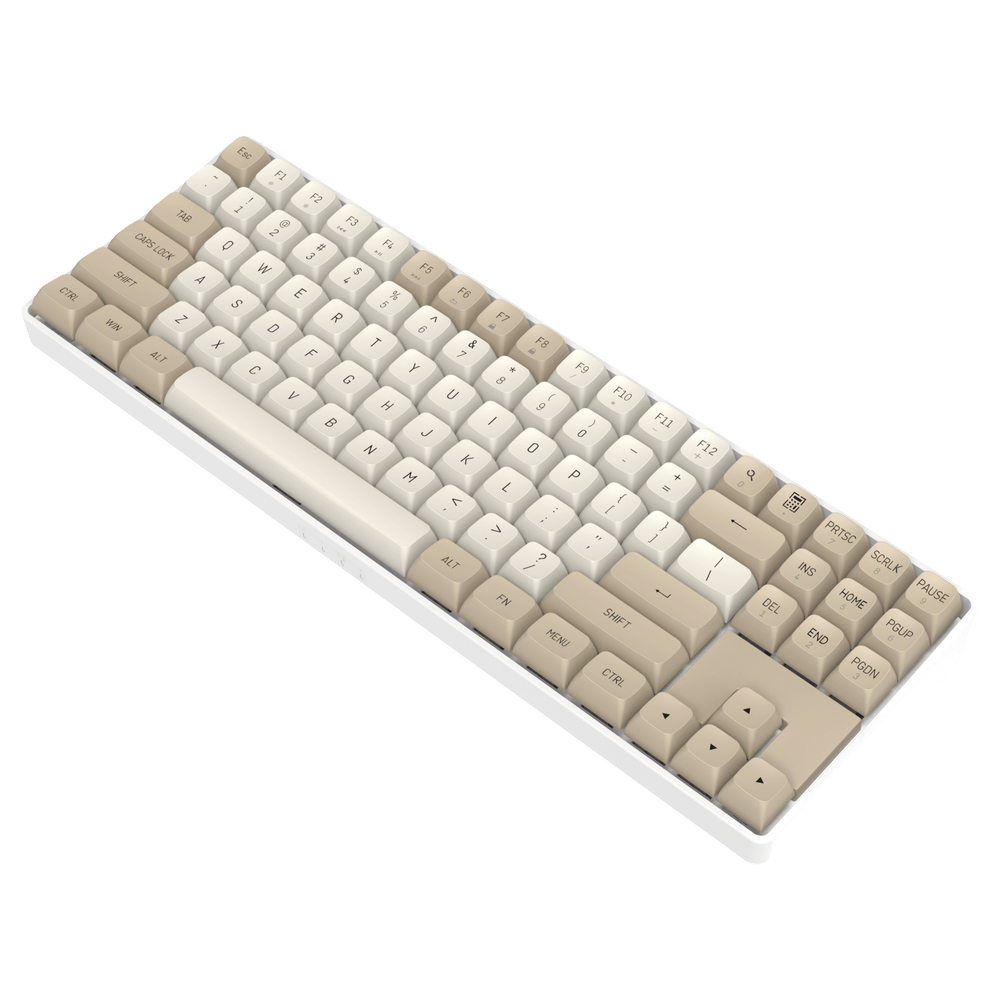 Darkflash GD87 Mechanical keyboard - Milky & Brown