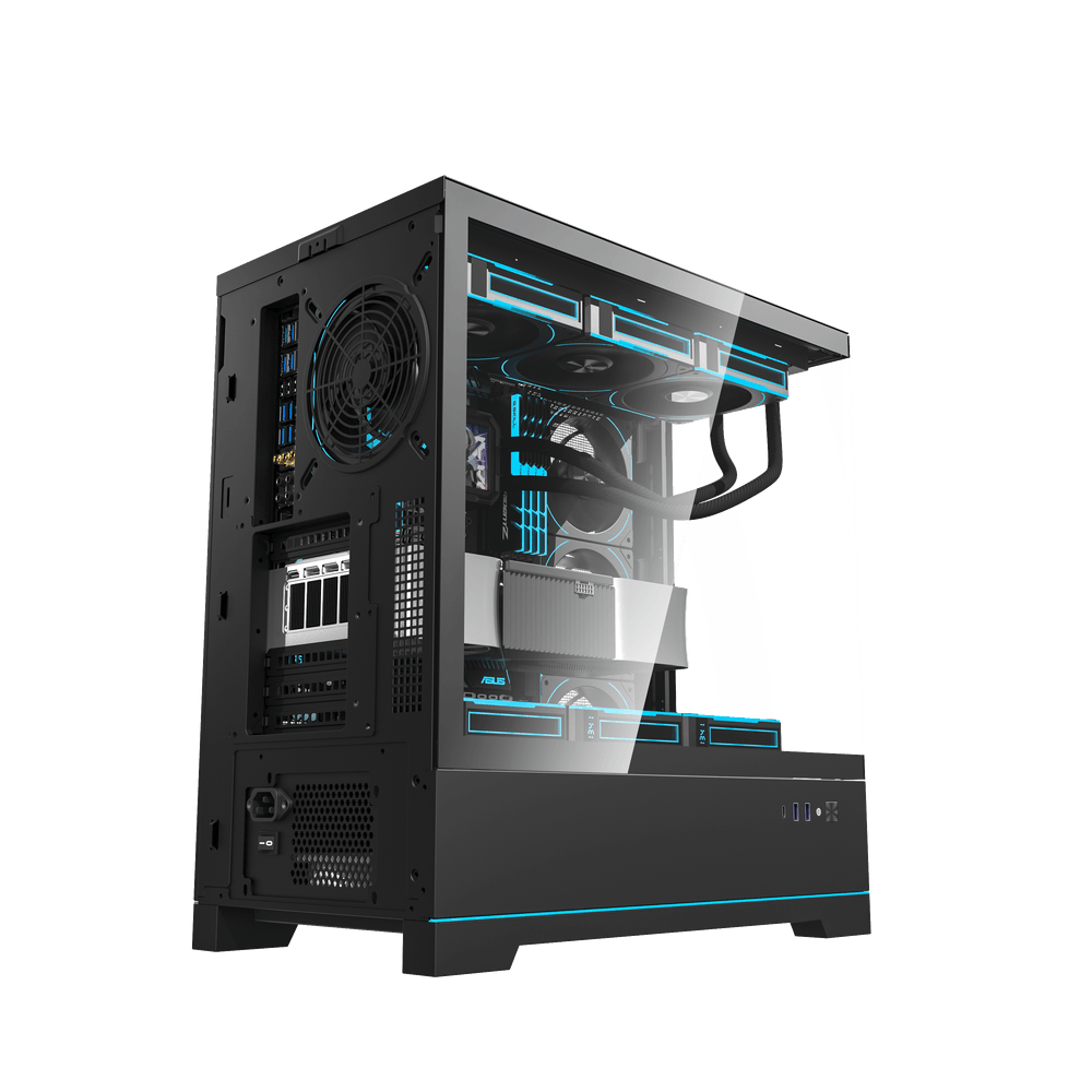 DarkFlash DY451 Pro ATX PC Case, BLACK