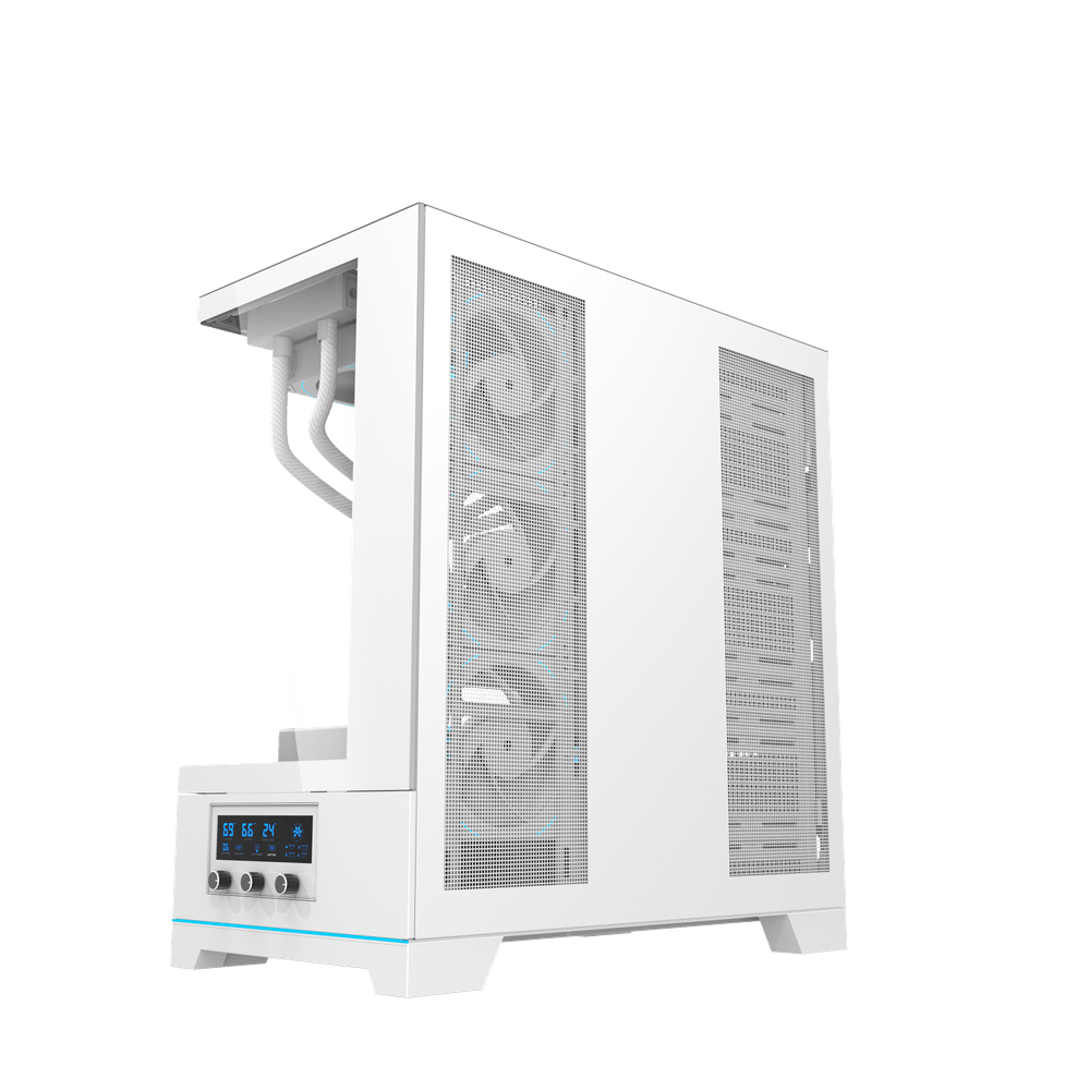 DarkFlash DY451 Pro ATX PC Case, WHITE