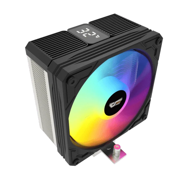 Darkflash M400 Digital Display Tower CPU Cooler – BLACK