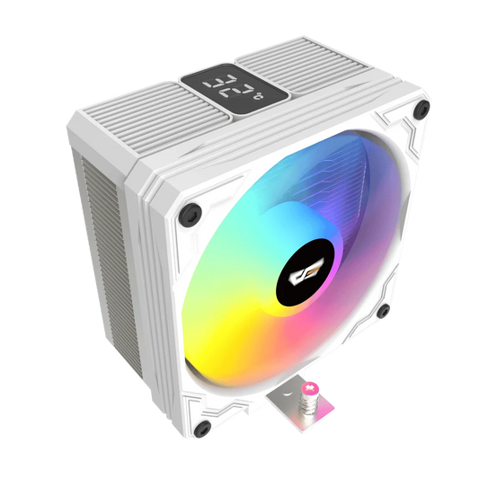Darkflash M400 Digital Display Tower CPU Cooler – WHITE