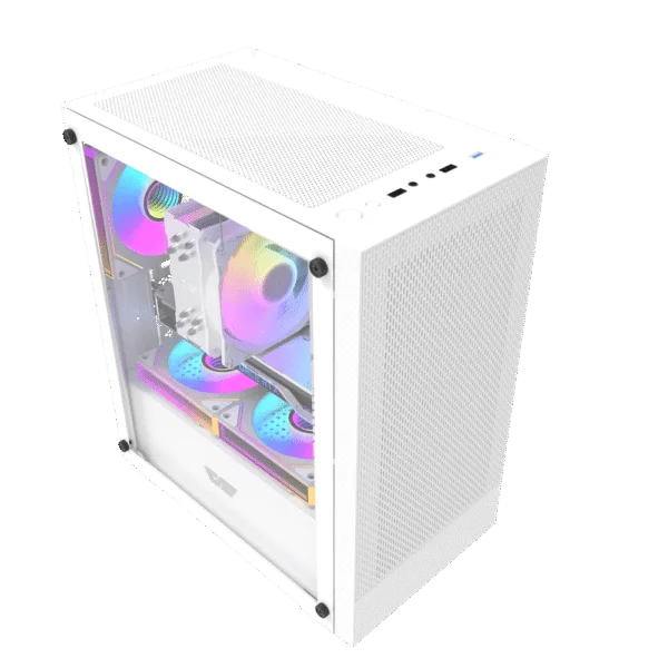 DarkFlash M305 M-ATX PC Case, WHITE