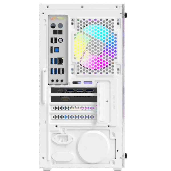 DarkFlash M305 Mesh M-ATX PC Case, WHITE