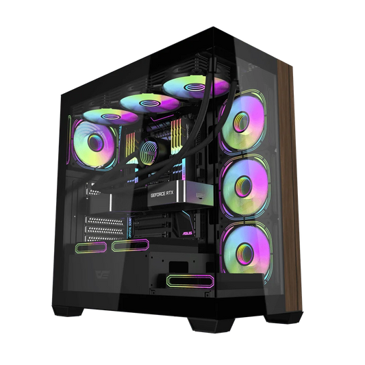 DarkFlash DS900W ATX PC Case, BLACK