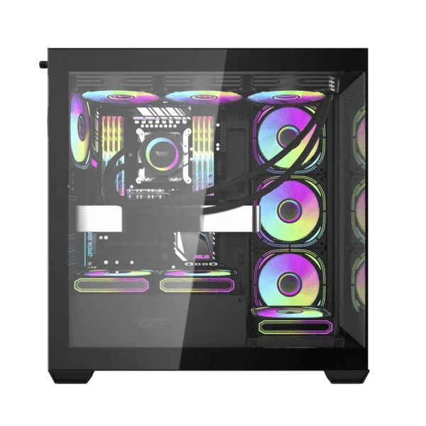 DarkFlash DS900W ATX PC Case, BLACK