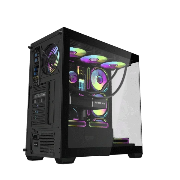 DarkFlash DS900W ATX PC Case, BLACK