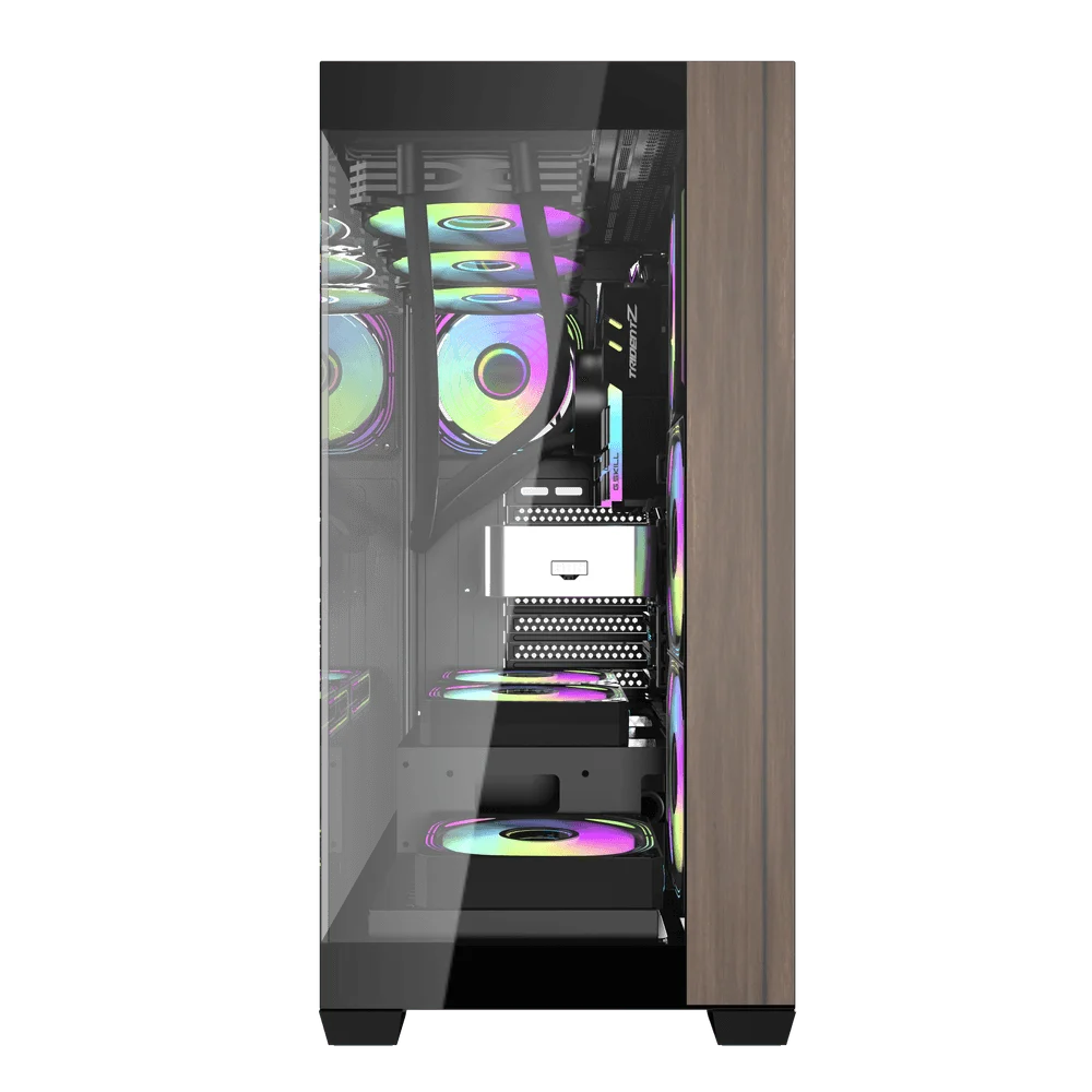 DarkFlash DS900W ATX PC Case, BLACK