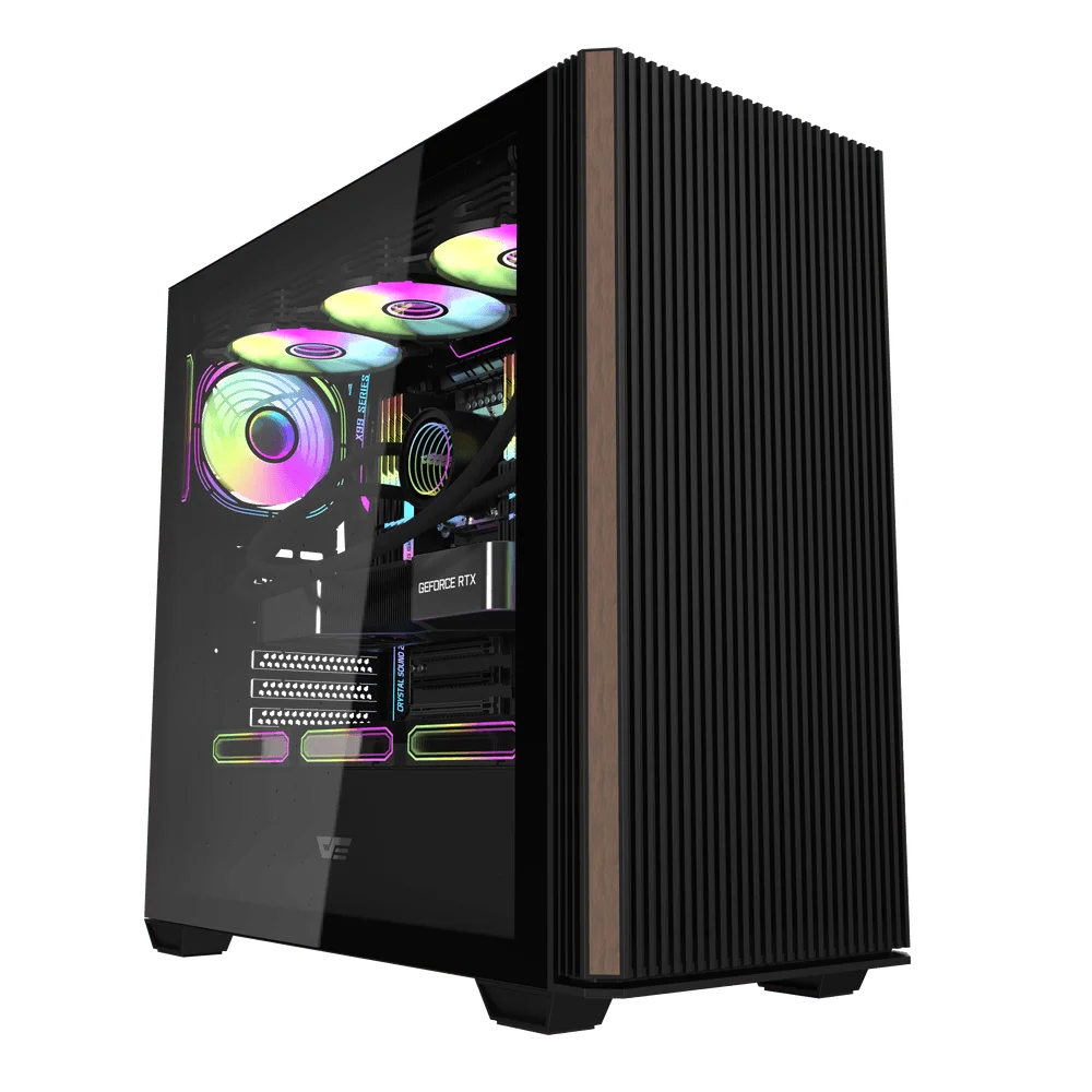 DarkFlash DS900WS ATX PC Case, BLACK