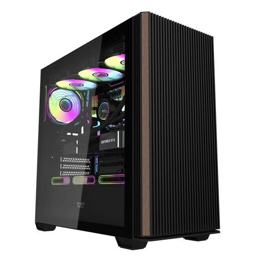 DarkFlash DS900WS ATX PC Case, BLACK