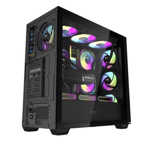 DarkFlash DS900WS ATX PC Case, BLACK