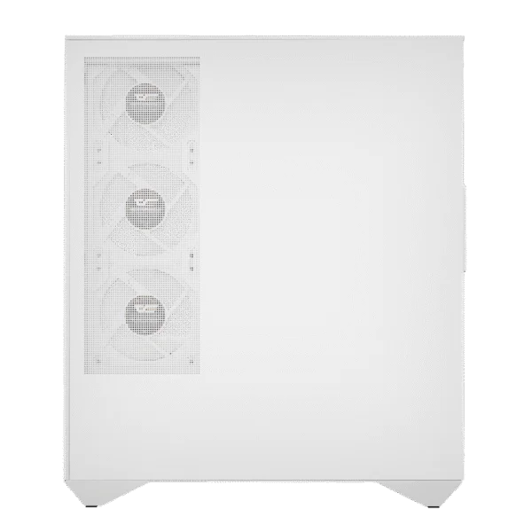 DarkFlash DY460 ATX PC Case, With 4 ARGB Fans, WHITE