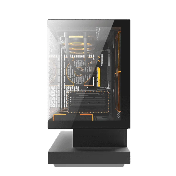 DarkFlash FLOATRON F1 M-ATX PC Case, BLACK