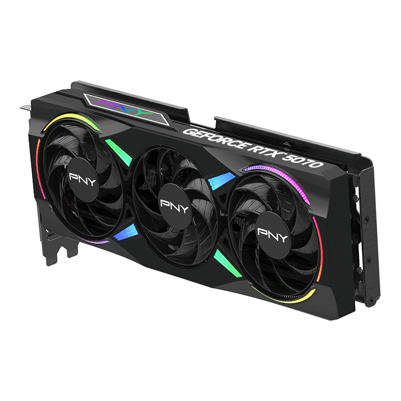 PNY GeForce RTX™ 5070 ARGB EPIC-X RGB™ Overclocked Triple Fan GPU
