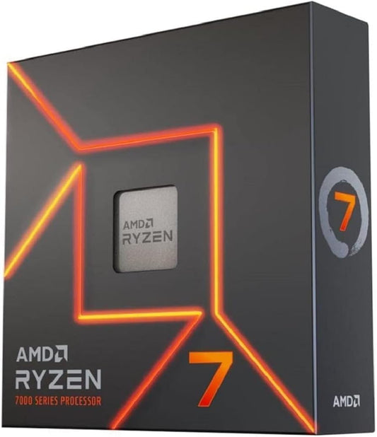 AMD Ryzen 7 7700X CPU- 8-Core 16-Thread 4.5 GHz – Socket AM5 – 105W Unlocked Desktop Processor