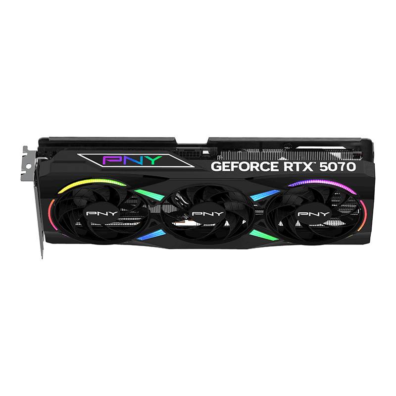 PNY GeForce RTX™ 5070 ARGB EPIC-X RGB™ Overclocked Triple Fan GPU