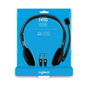 Logitech H110 Wired Headset 3.5-Mm Dual Audio Jack