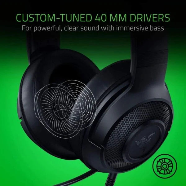 Razer Kraken X Essential Wired Gaming Headset