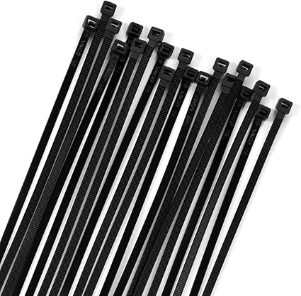 XINGO Plastic Nylon Cable Ties 4mx250mm, 250 Pieces
