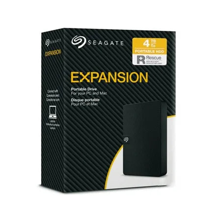 External Seagate 4TB HDD Expansion Portable Drive