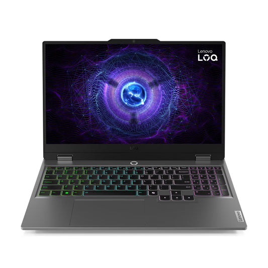 LENOVO LOQ 15IRX9 Intel® Core™ i7-13650HX, 24GB DDR5 RAM; 512 SSD NVMe®, RTX™ 4050 6GB, 15.6″ FHD IPS Display 144Hz, DOS, Luna Grey