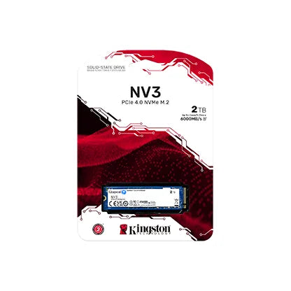 Kingston NV3 M.2 2280 2TB PCIe 4.0 x4 NVMe 6000MB/S Internal SSD