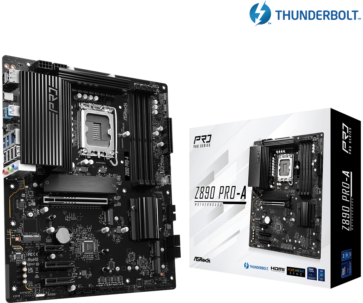 ASROCK Z890 Pro-A Motherboard DDR5