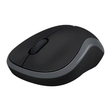 Logitech M186 Wireless Optical Mouse (1000 DPI, Smooth Cursor Control), Black