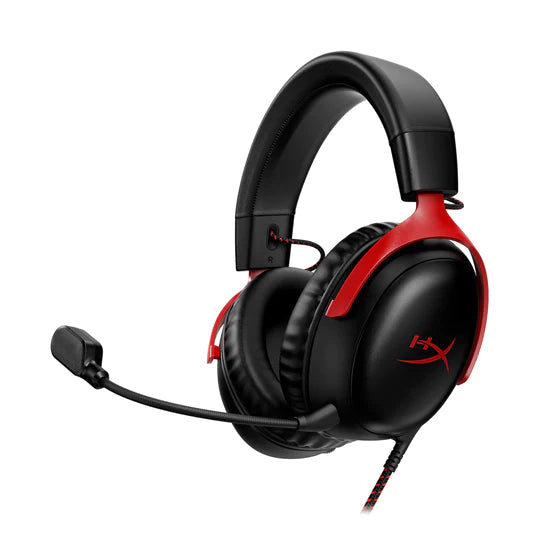 HYPERX CLOUD III BLACK/RED WIRED GAMING HEADSET