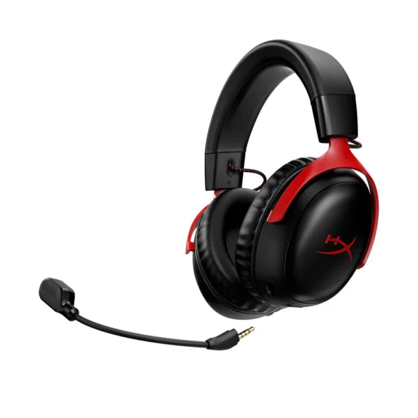 HyperX Cloud III Wireless Gaming Headset For PC, PS5, PS4, Black/Red