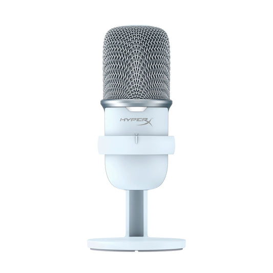 HyperX SoloCast – USB Condenser Gaming Microphone, WHITE