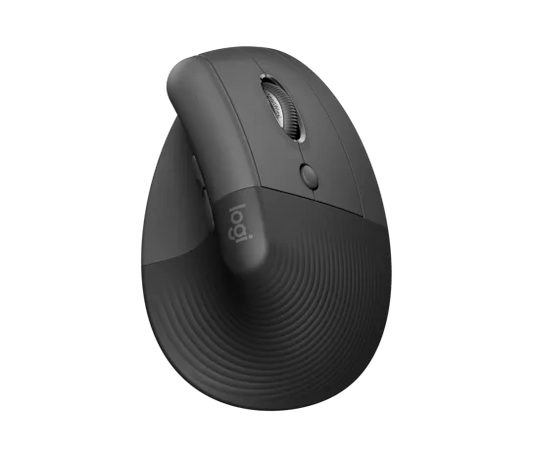 Logitech Lift Vertical Ergonomic Mouse, BLACK